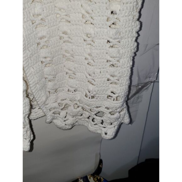 A Women's Sweater Vest Hand Made Hippie 60's Boho Granny Core Long Line XL - Picture 6 of 12